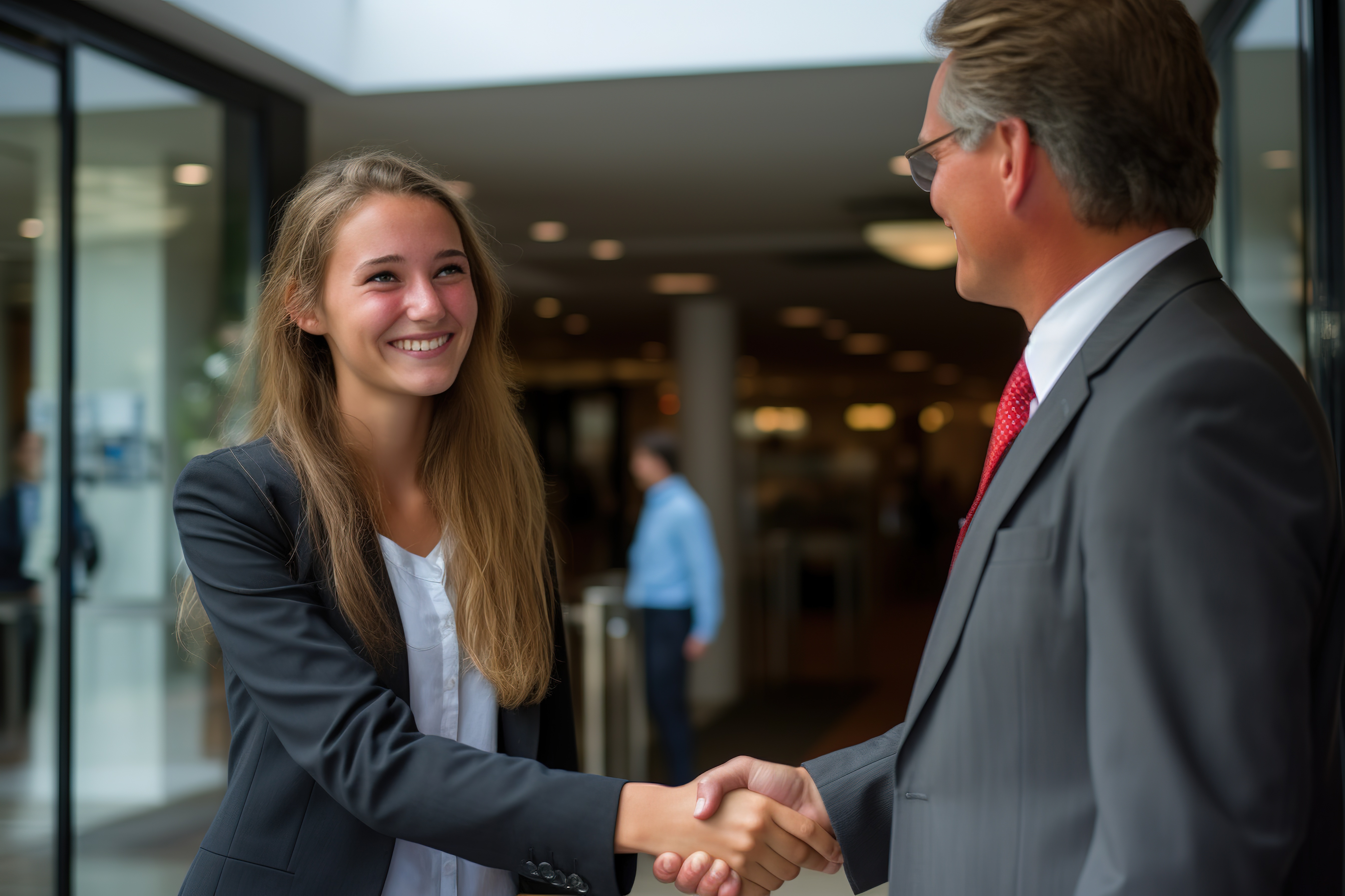 Girl at St. Patrick's Day parade wearing a hat with Irish flag colors